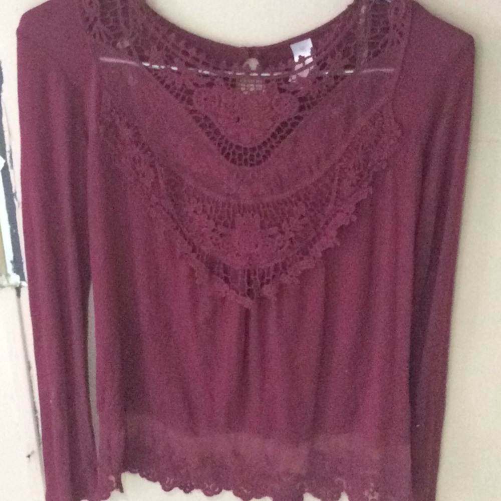 Red Embroidered Shirt